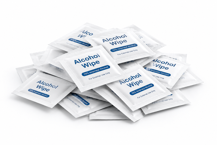 Alcohol Prep Pads (50-pack) — research peptide vial from Puriva Peptides