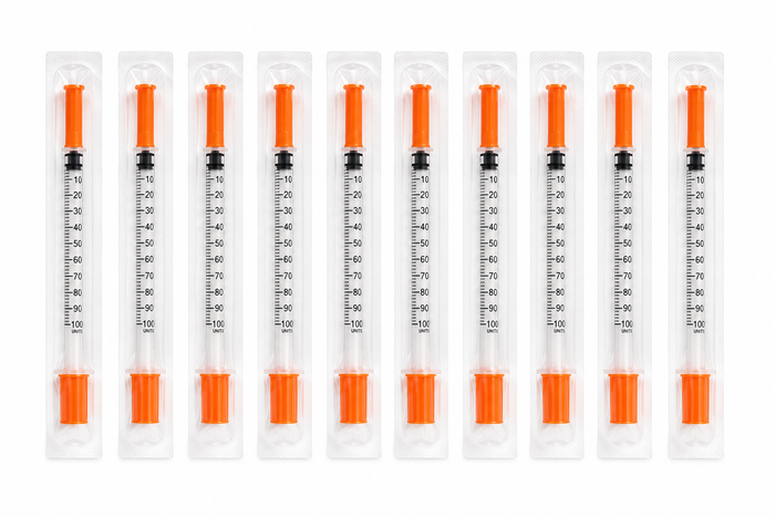 Insulin Syringes (10-pack) — research peptide vial from Puriva Peptides