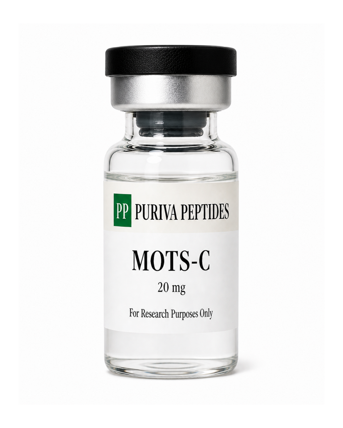 MOTS-c — research peptide vial from Puriva Peptides