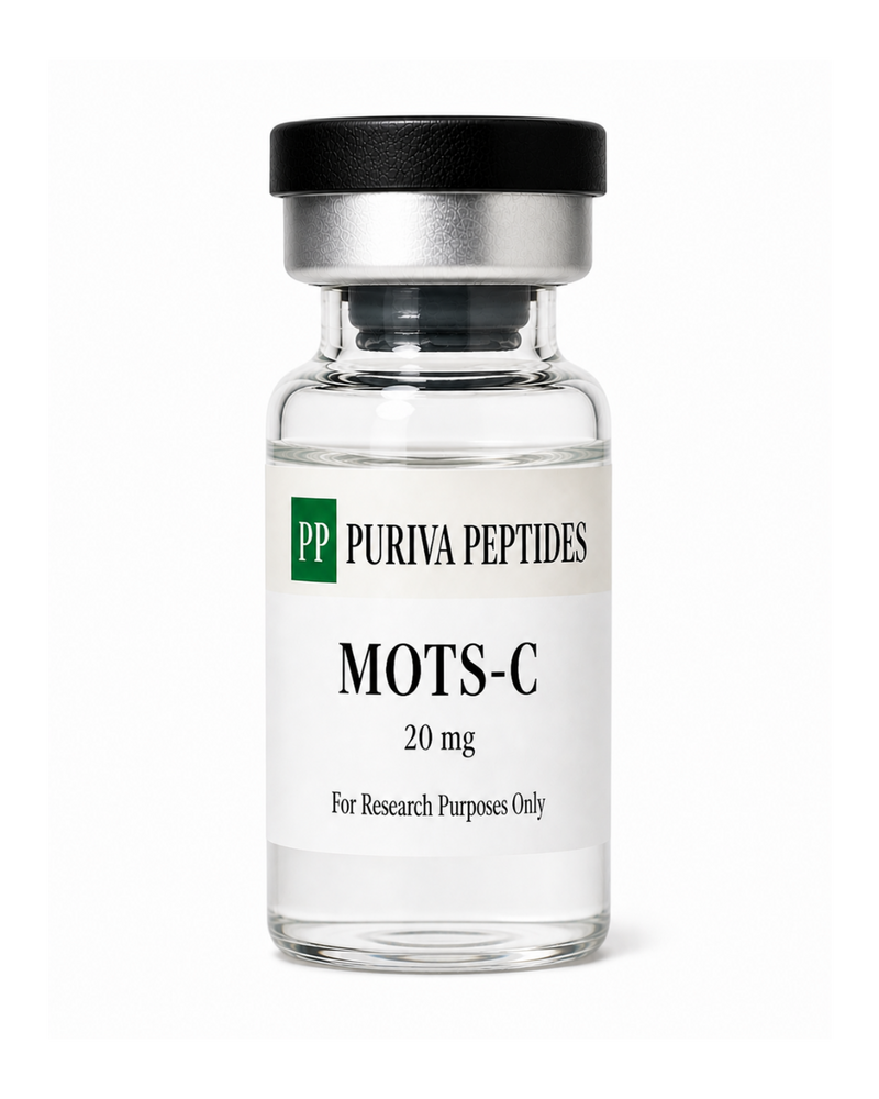 MOTS-c — research peptide vial from Puriva Peptides