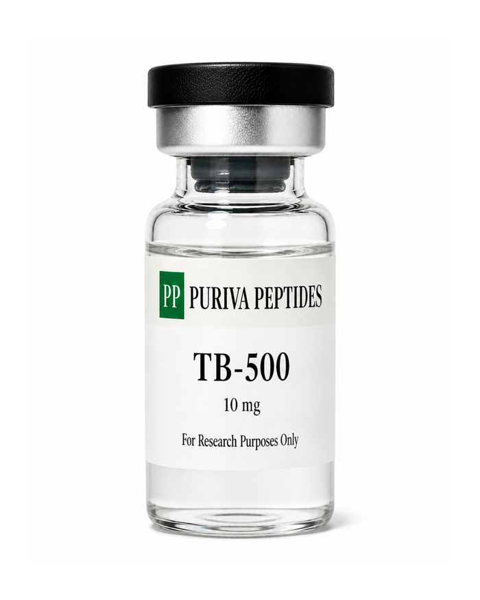 TB-500 — research peptide vial from Puriva Peptides
