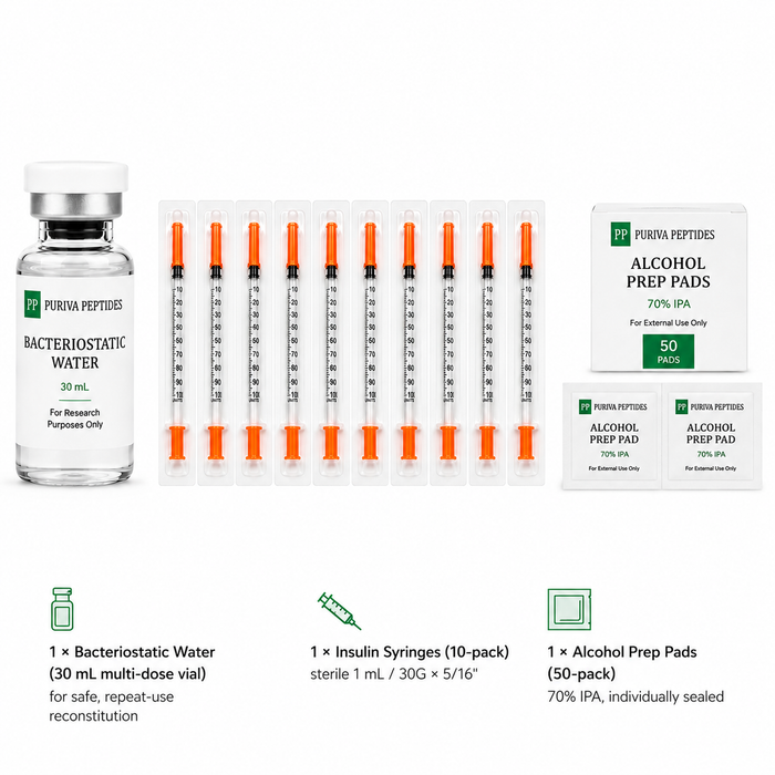 Research Starter Kit — research peptide vial from Puriva Peptides